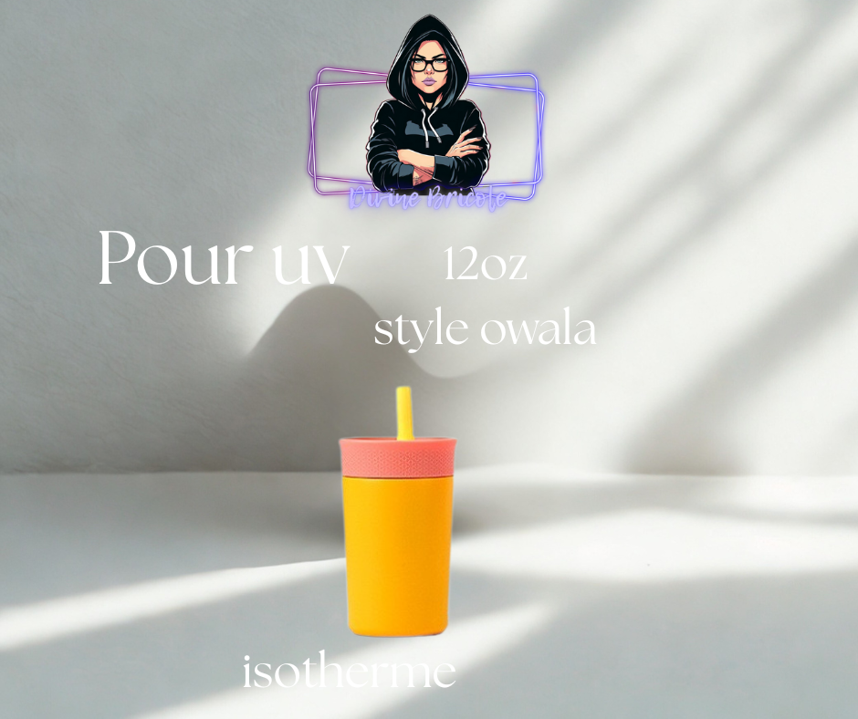 Sippy cup Wowala 12 oz /isotherme pour uv