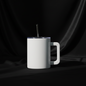 Tasse Isotherme 11oz Acier Inoxydable Scintillante - Poignée Amovible