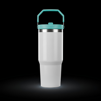 Tumbler 30oz Paille Flip — Liquidation (Non sublimable)