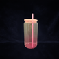 Can 16oz Plastique Ombré - Impression UV