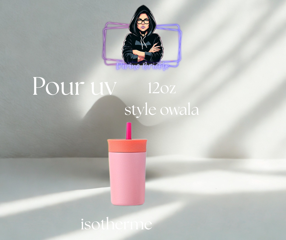 Sippy cup Wowala 12 oz /isotherme pour uv
