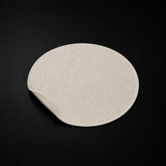 Napperon rond polyester pour sublimation 15 po