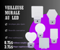 Veilleuse led murale
