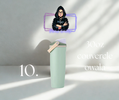 30 oz Wowala isotherme pour autocollant uv