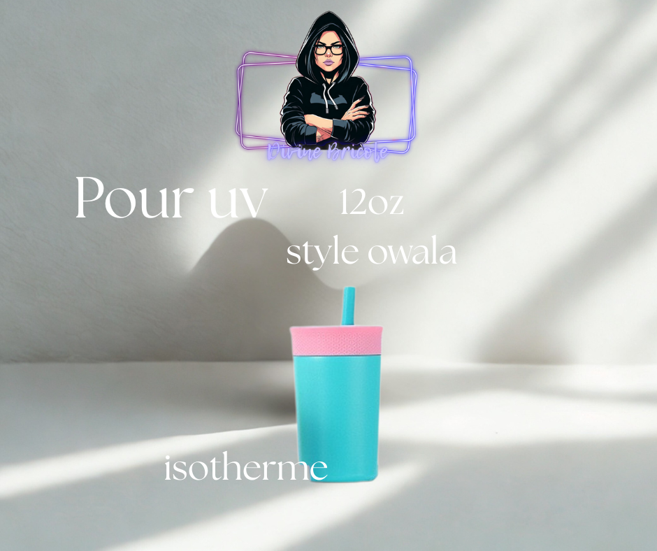 Sippy cup Wowala 12 oz /isotherme pour uv