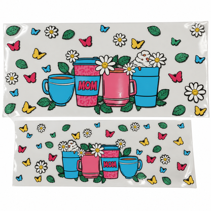 Transferts UV DTF pour contenants 40 oz – Collection de motifs
