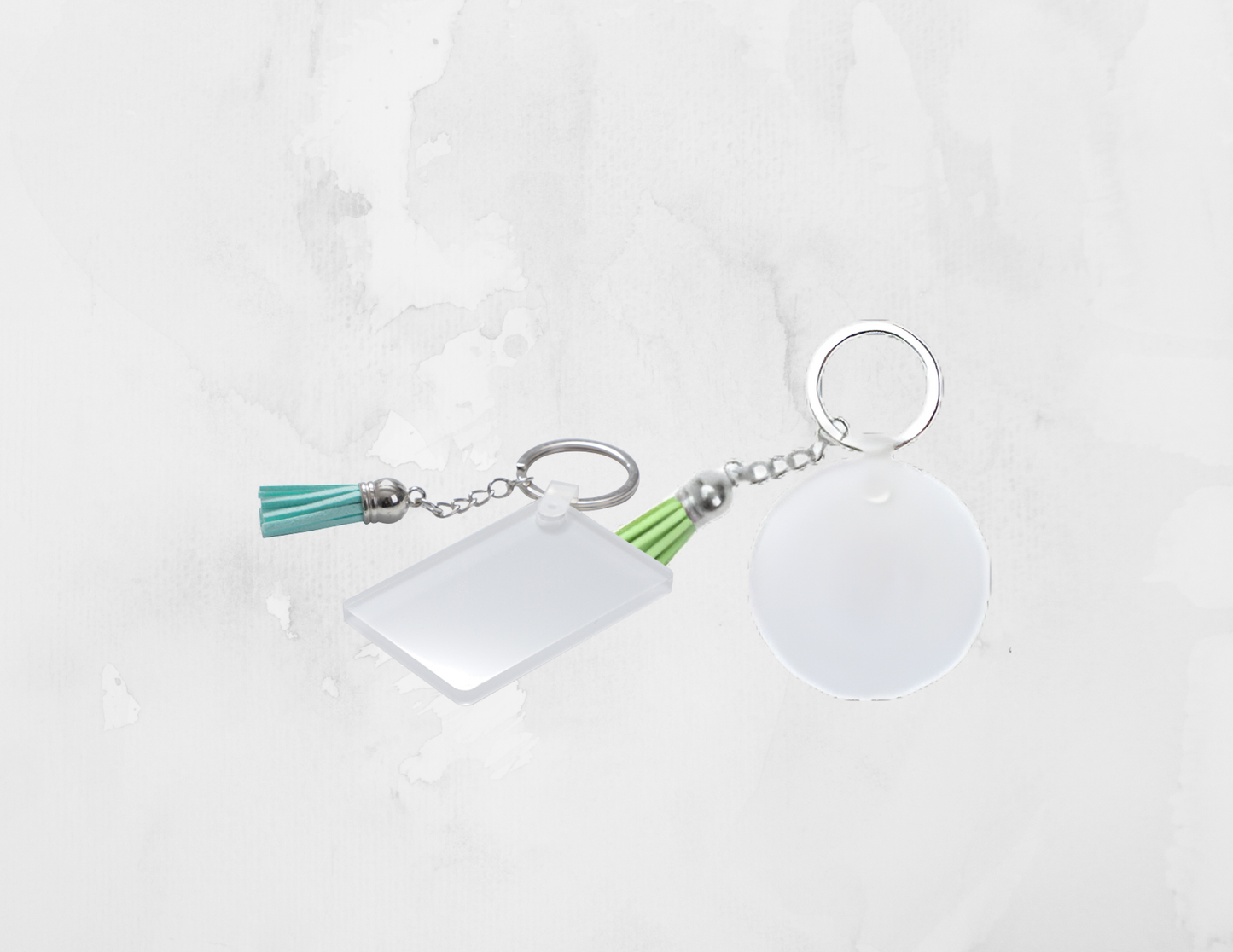 Porte-clés en acrylique supérieur – Idéal pour la sublimation