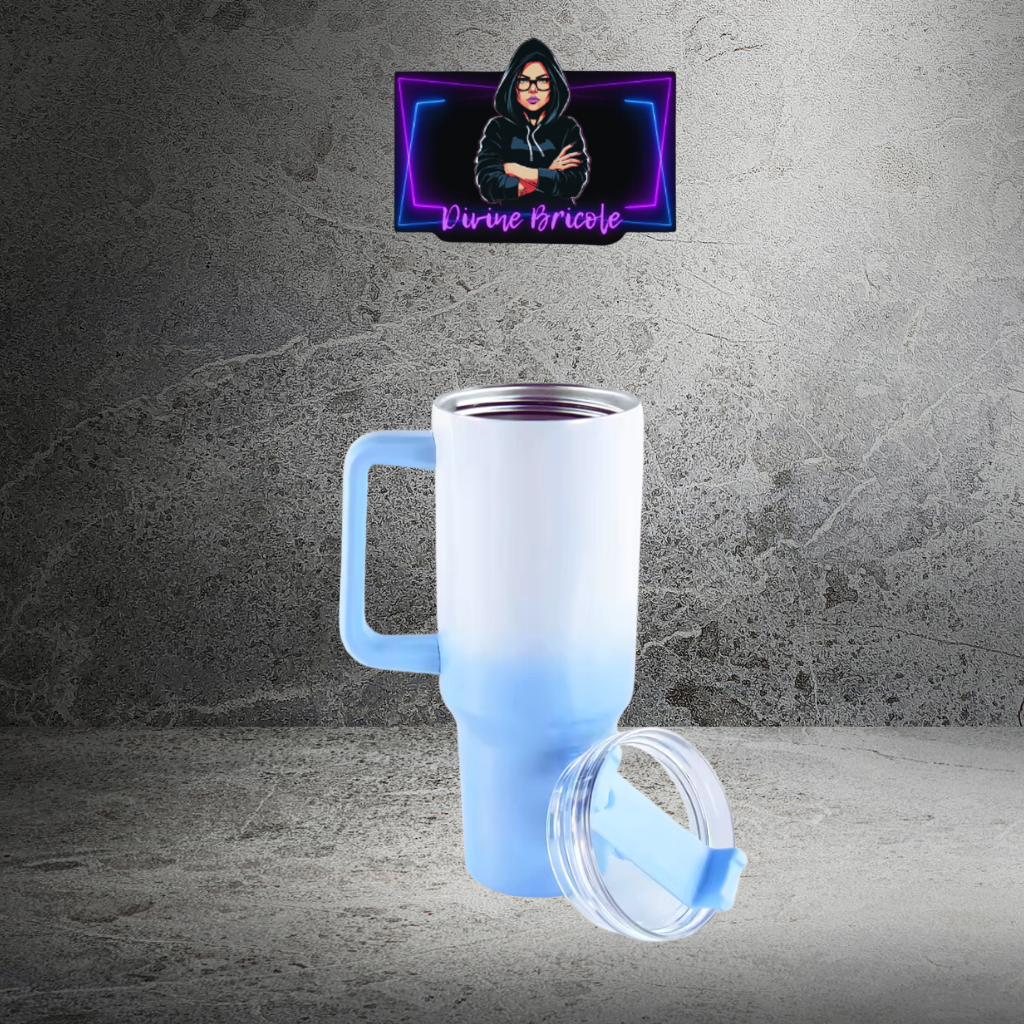 Tasse 40 oz  isotherme shimmer/ ombré SUBLIMATION