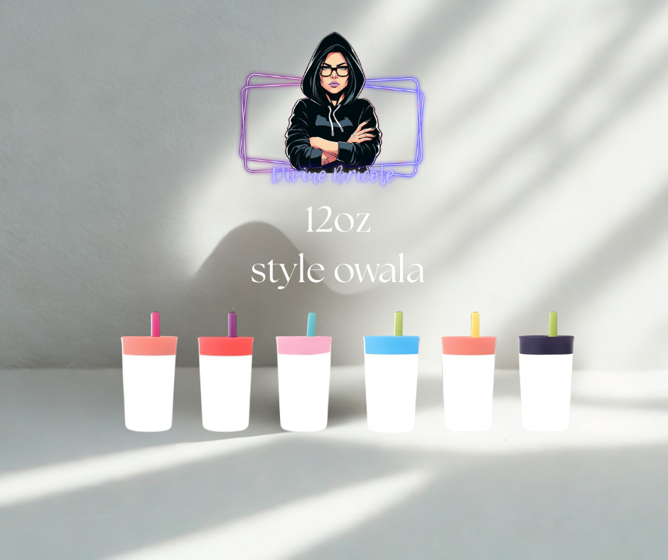 Sippy cup Wowala 12 oz /isotherme pour sublimation