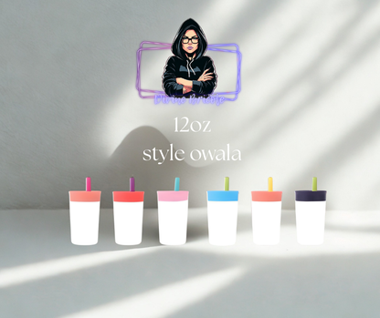 Sippy cup Wowala 12 oz /isotherme pour sublimation