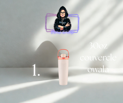 30 oz Wowala isotherme pour autocollant uv