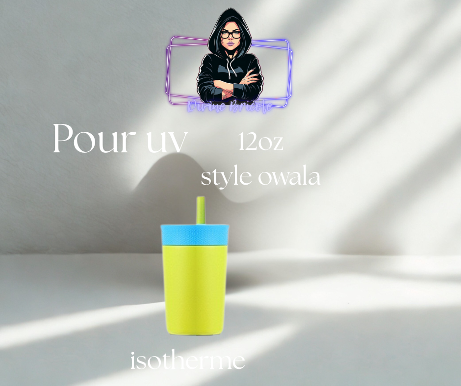 Sippy cup Wowala 12 oz /isotherme pour uv