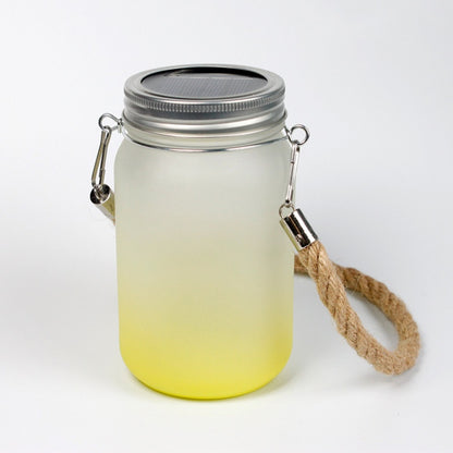 Lanterne solaire en verre givré – Sublimation