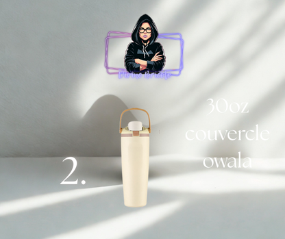 30 oz Wowala isotherme pour autocollant uv