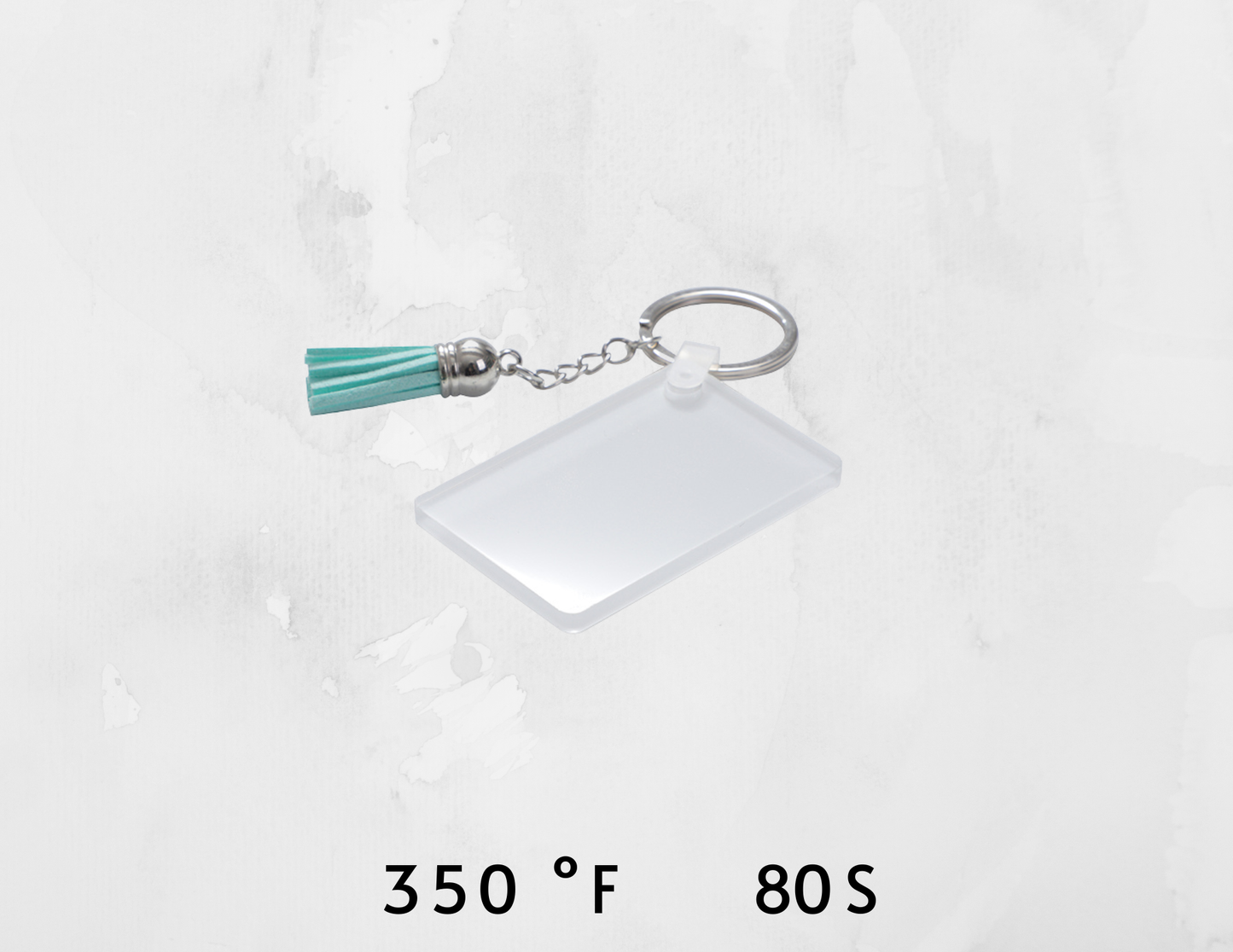 Porte-clés en acrylique supérieur – Idéal pour la sublimation