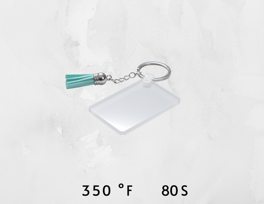 Porte-clés en acrylique supérieur – Idéal pour la sublimation