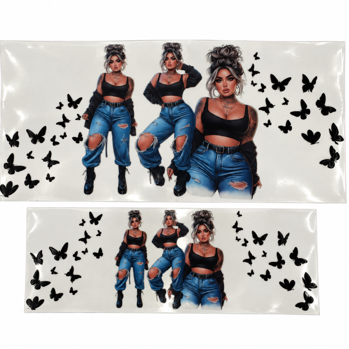 Transferts UV DTF pour contenants 40 oz – Collection de motifs
