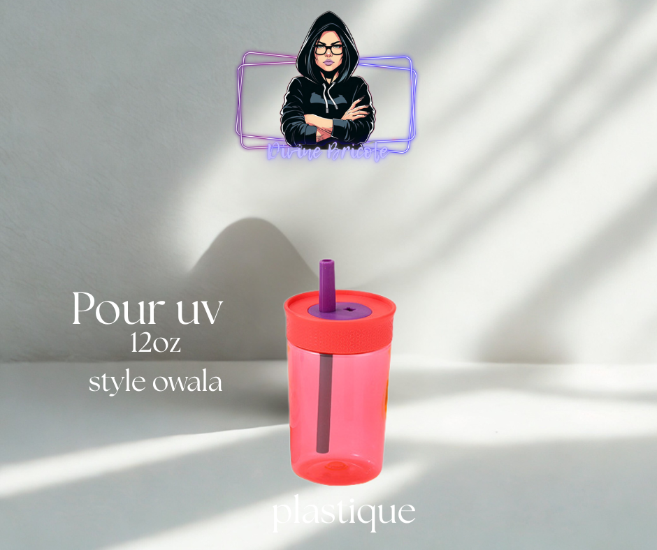 Sippy cup Wowala 12 oz /plastique