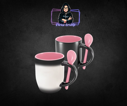 tasse magique et sa cuillère