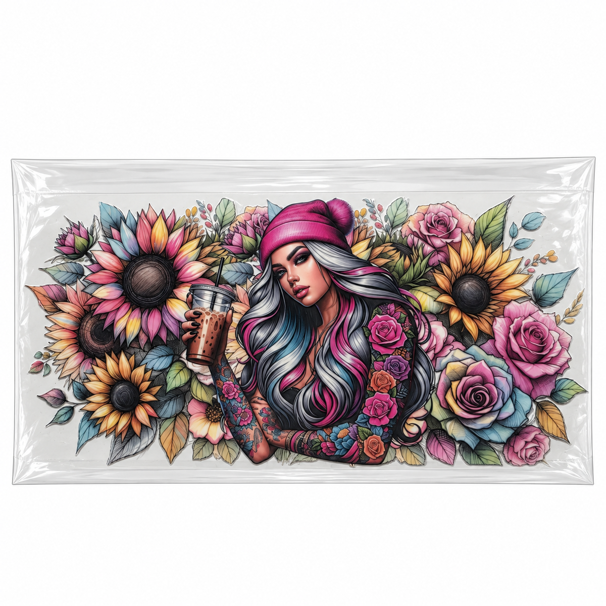 Transferts UV DTF pour canettes 16 oz – Collection de motifs, série 5