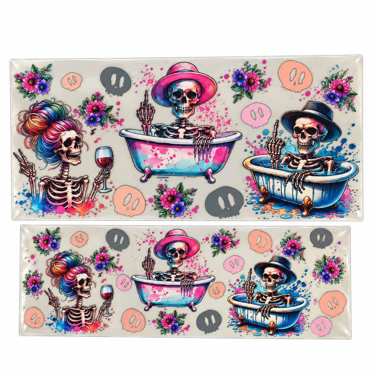Transferts UV DTF pour contenants 40 oz – Collection de motifs