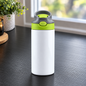 Gourde 12 oz lustrée avec couvercle deux tons – Sublimation