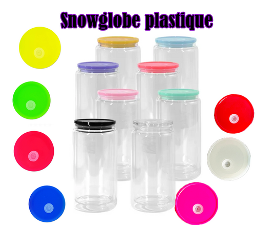 Snowglobe acrylique 16oz