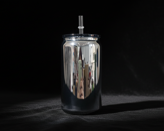 Verre 16oz effet chrome – Sublimation