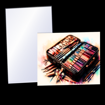 Feuille d'aluminium sublimable 8x10po