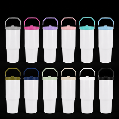 Tumbler 30oz Paille Flip pour Sublimation