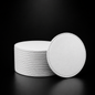 Sous-verres ronds en cuir PU pour sublimation — Ensemble de 2