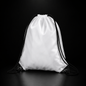 Sac à dos avec cordon de serrage blanc pour sublimation — 41 x 31 cm