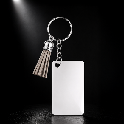 Porte-clé en aluminium pour sublimation — Rond et Rectangle