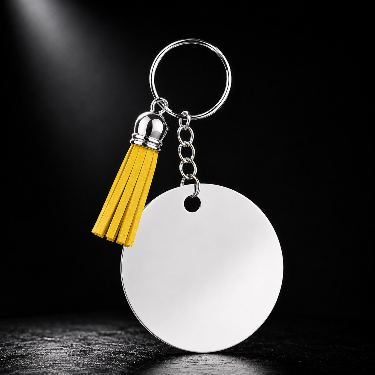 Porte-clé en aluminium pour sublimation — Rond et Rectangle