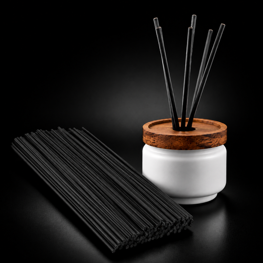 Bâtonnets diffuseurs de roseaux noirs pour aromathérapie — Paquet de 10