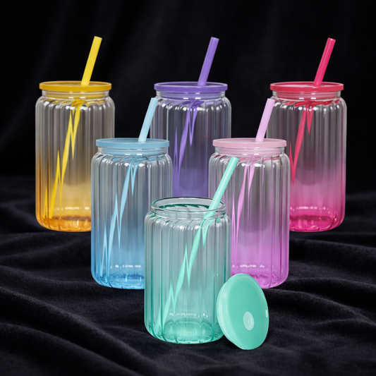 Verre Can 16oz Vague Ombré - Sublimation & UV