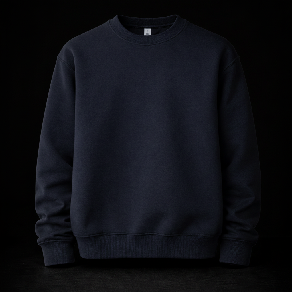 Crewneck Premium Blank Adulte - 70% Coton 30% Polyester