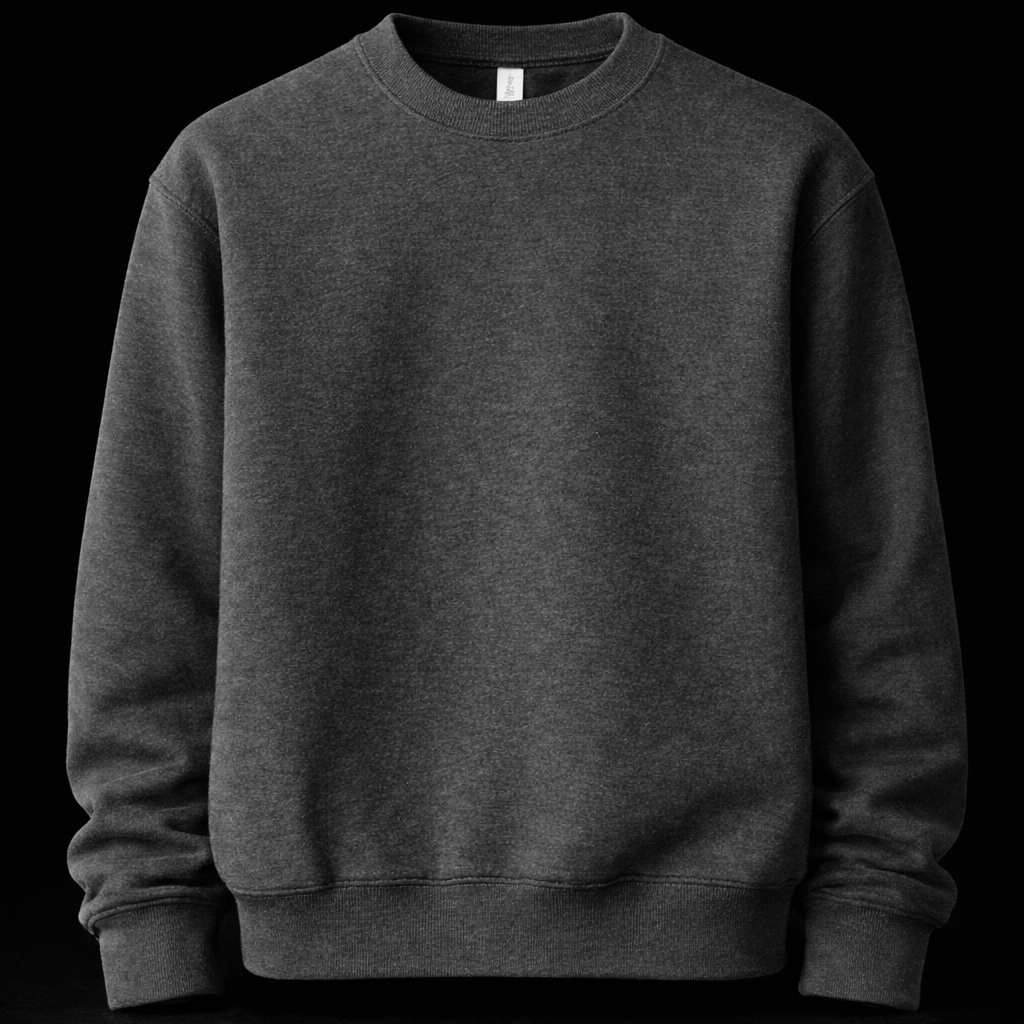 Crewneck Premium Blank Adulte - 70% Coton 30% Polyester