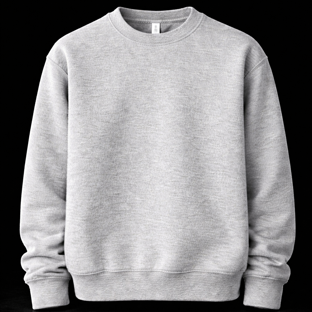 Crewneck Premium Blank Adulte - 70% Coton 30% Polyester