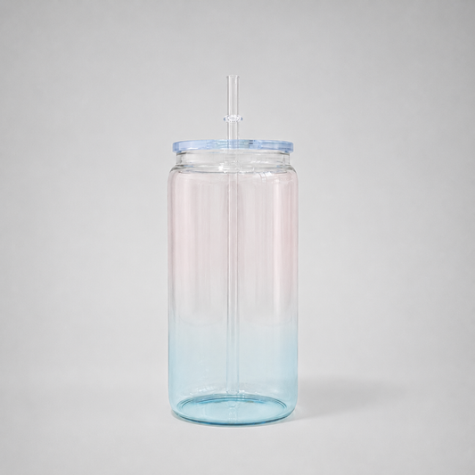 Verre Can 16oz Océan Ombré - Sublimation & UV