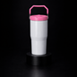 Tumbler 20oz Couvercle Flip pour Sublimation — Blanc Lustré