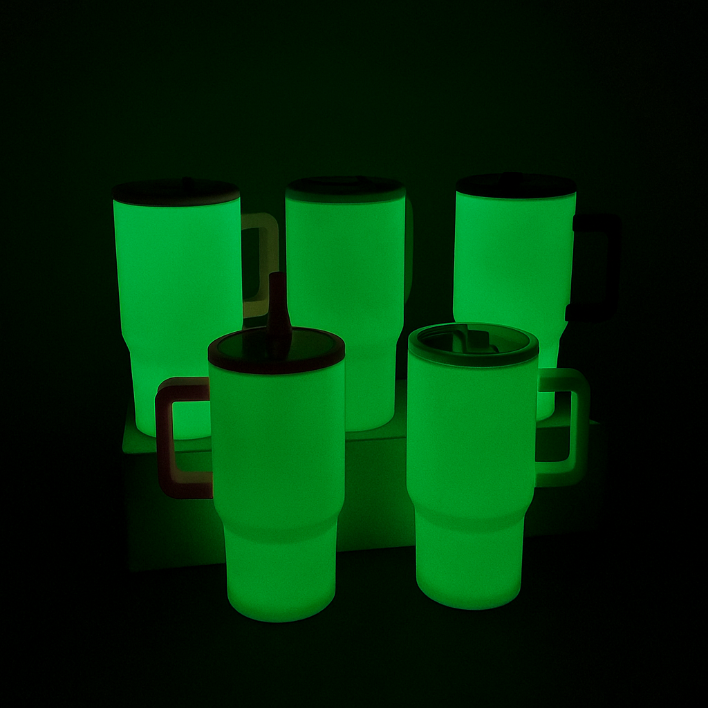 Tasse 20 oz glow in the dark / paille flip