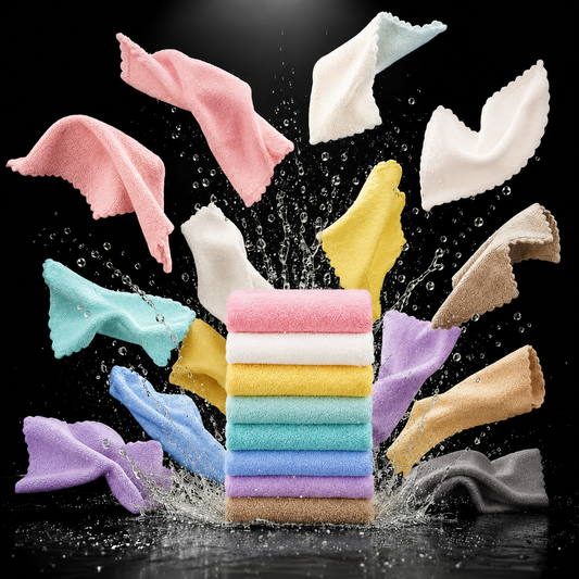 Serviette de luxe multi-usage 24 x 24 cm — Couleurs multiples
