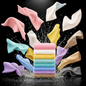 Serviette de luxe multi-usage 24 x 24 cm — Couleurs multiples