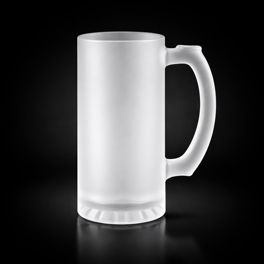 Chope à Bière en Verre Givré 16oz — Sublimation
