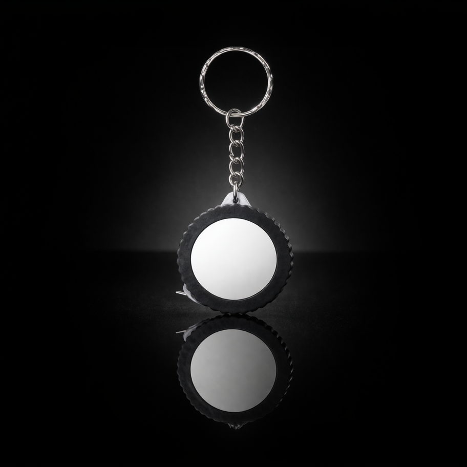 Porte-Clé Roue Sublimable avec Ruban à Mesurer 37po