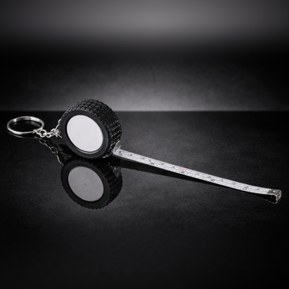 Porte-Clé Roue Sublimable avec Ruban à Mesurer 37po
