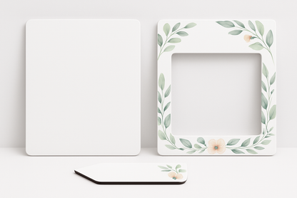 Porte bloc-notes en MDF pour la sublimation ( bloc-notes inclus).