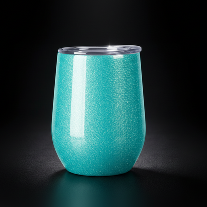Wine Tumbler 12oz Isotherme - Glitter pour sublimation