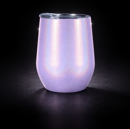 Wine Tumbler 12oz Isotherme - Glitter pour sublimation